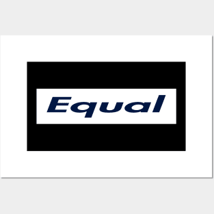 SUPER EQUAL LOGO Posters and Art